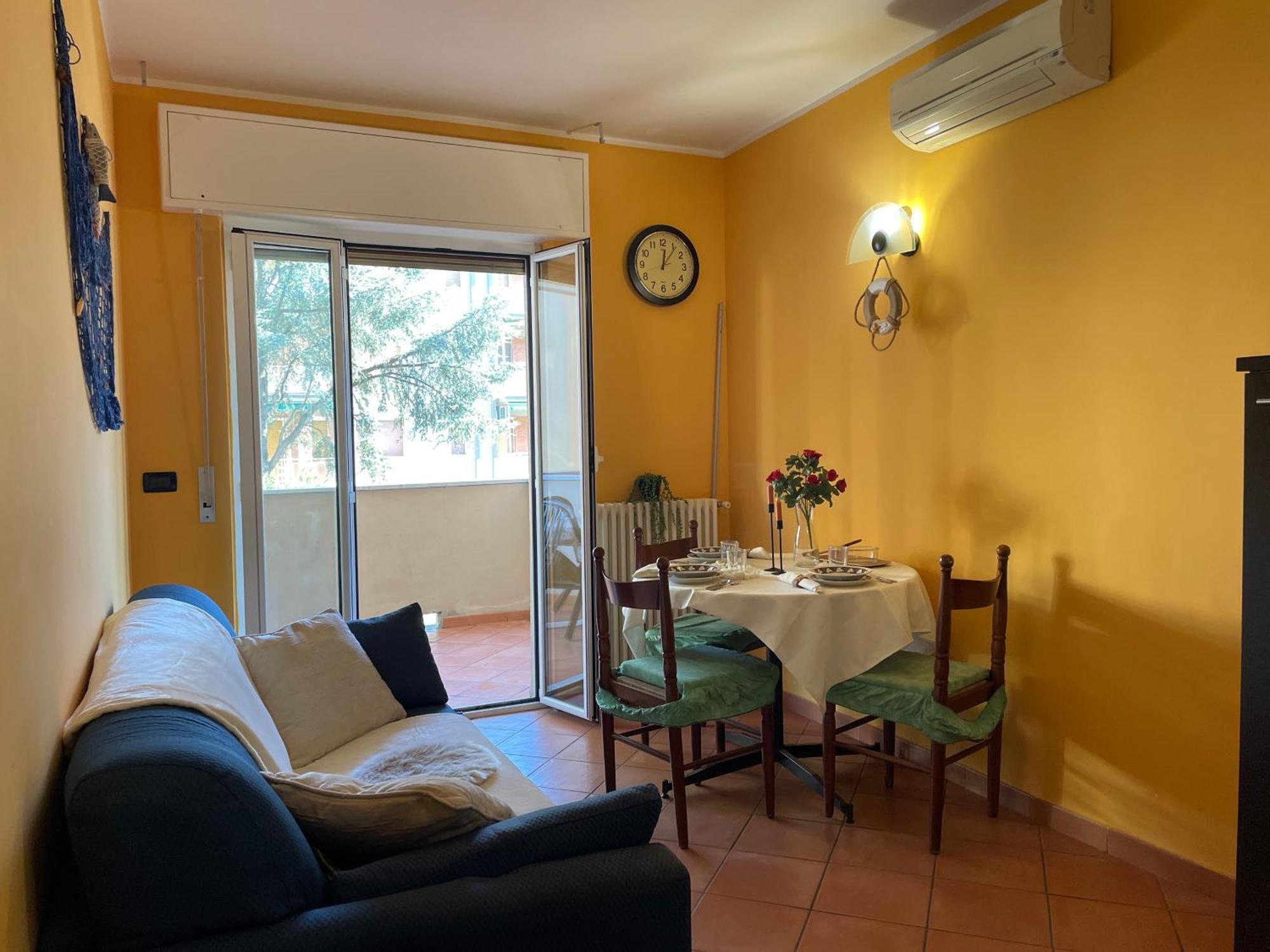 [50 metri dal mare] - Free parking e A/C Leilighet Pietra Ligure Rom bilde